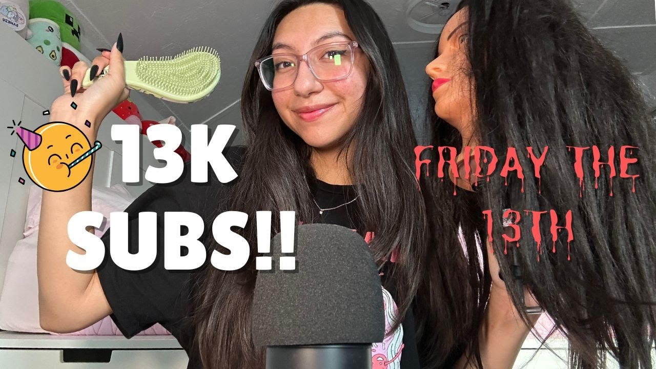 ASMR 13K SUB SPECIAL ON FRIDAY THE 13TH ✨ (YOUR FAVORITE TRIGGERS!!)