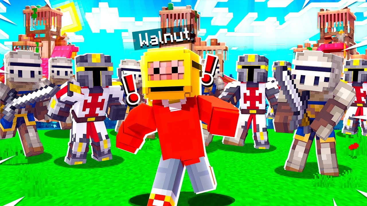 Ik Wordt Aangevallen Door Een Groot Leger In Minecraft