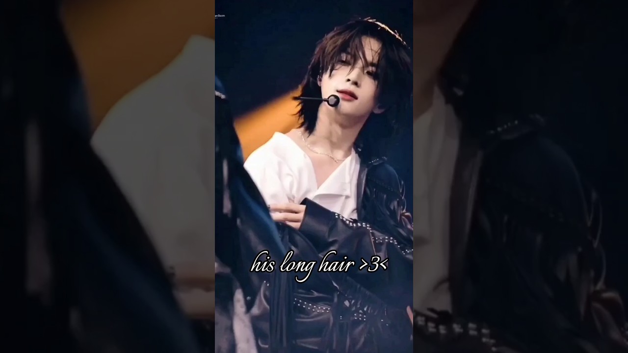 his long hair is back 😭#txt#beomgyu#choibeomgyu#short
