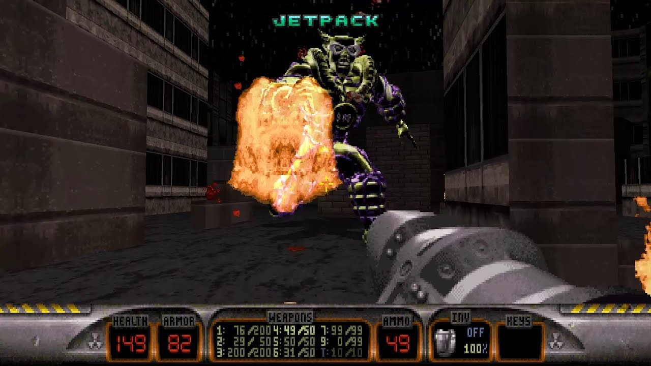 Duke Nukem Total Meltdown Plug'n'Pray прохождение, найдены все секреты (HD)