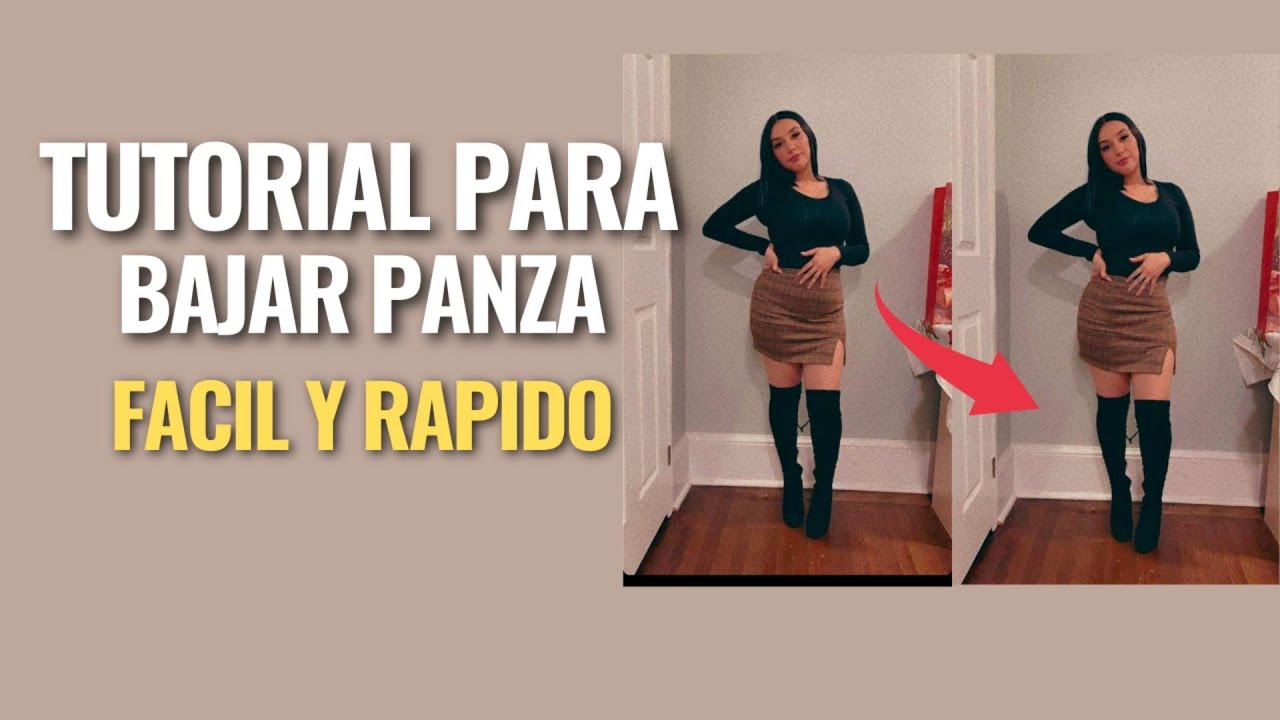 Tutorial de como eliminar panza en Photoshop