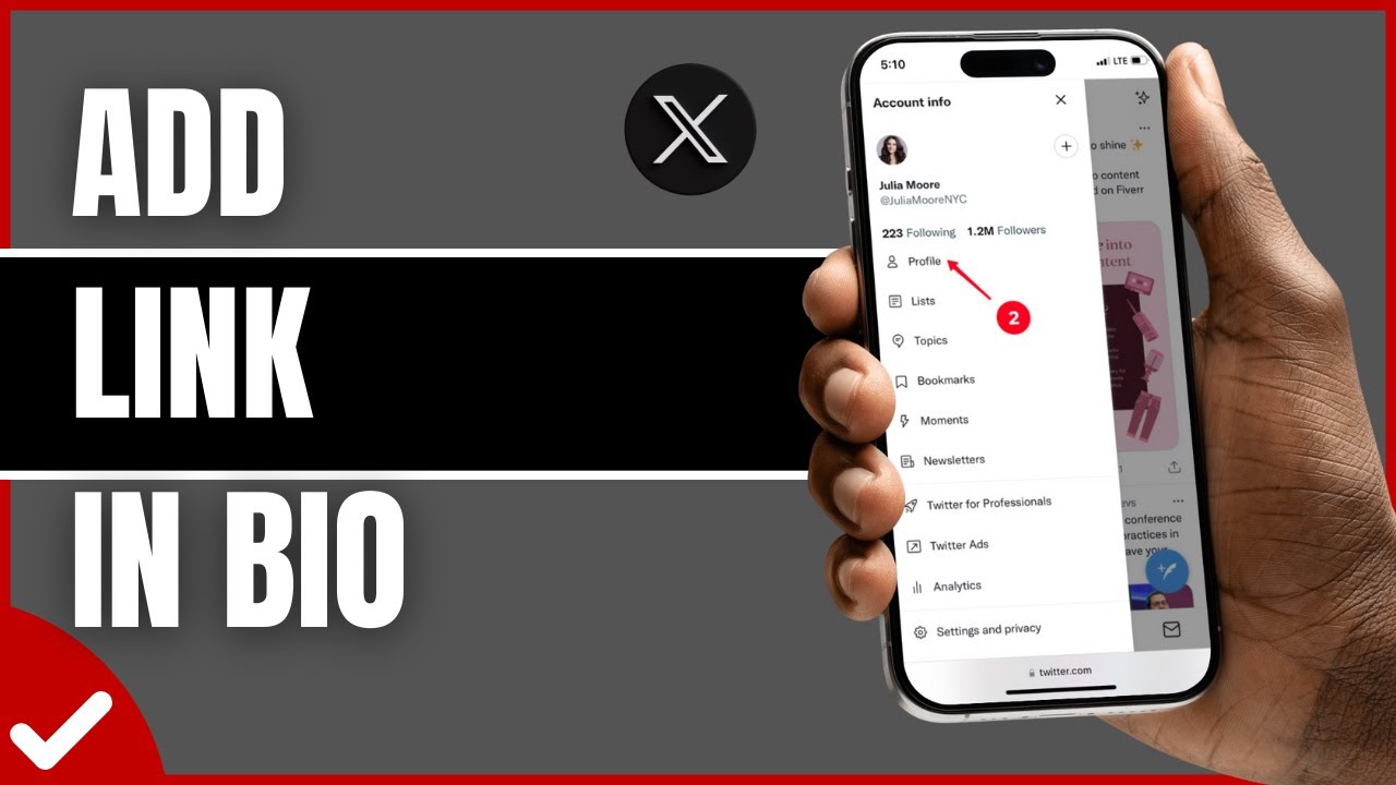 How To Add Link In X (Twitter) Bio 2024