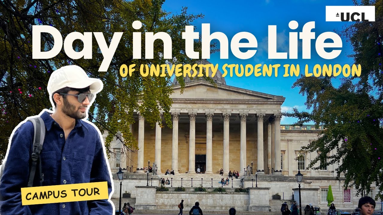 DAY IN THE LIFE OF A University College London Student , UCL Vlog + Campus Tour   