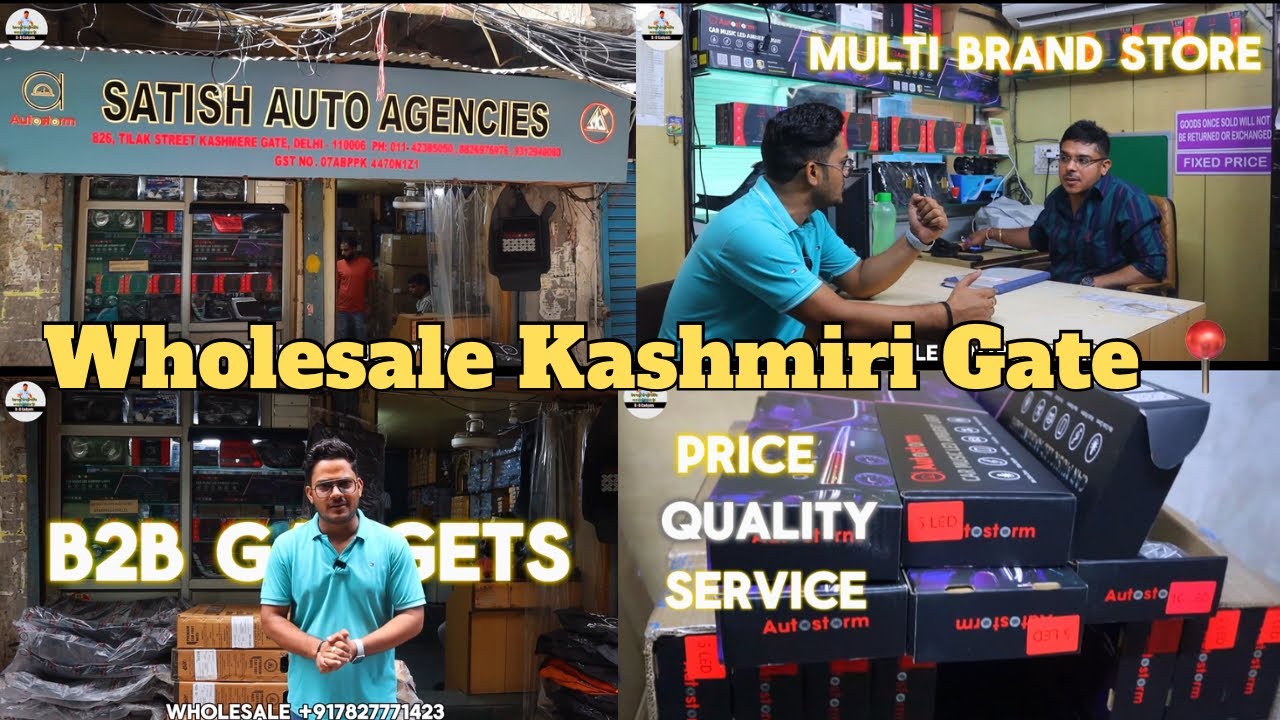 सीधा Factory 🏭 Price पर Car Accessories ख़रीदो 🤑Kashmere Gate Delhi से 📍