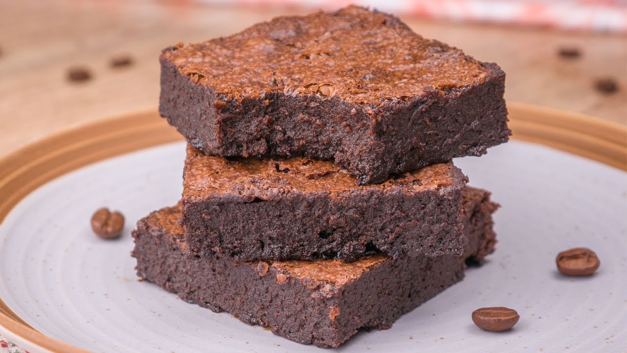 BROWNIE DE CHOCOLATE COM CAFÉ BEM MOLHADINHO SEM FARINHA | Cook'n Enjoy 1001