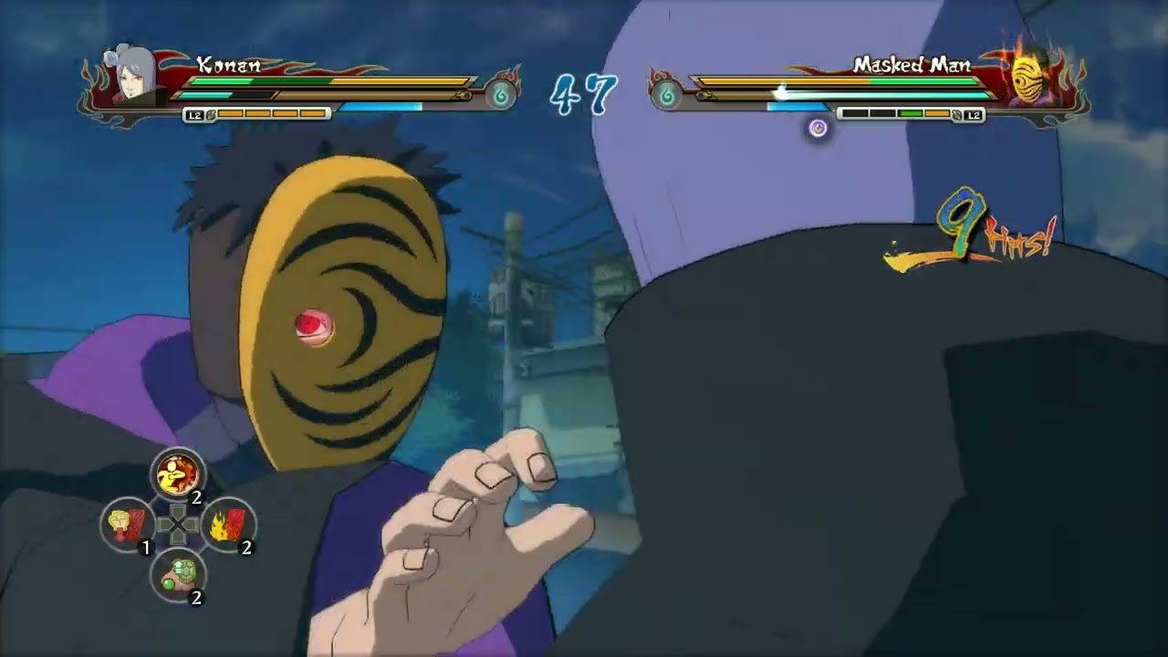 Konan vs Masked Man - Naruto Shippuden Ultimate Ninja Storm Revolution