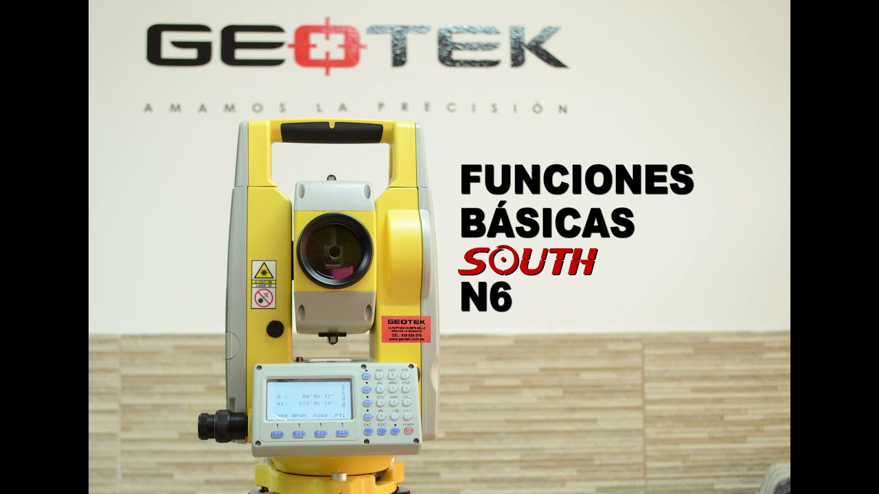 FUNCIONES BÁSICAS SOUTH N6 EN LABORATORIOS GEOTEK