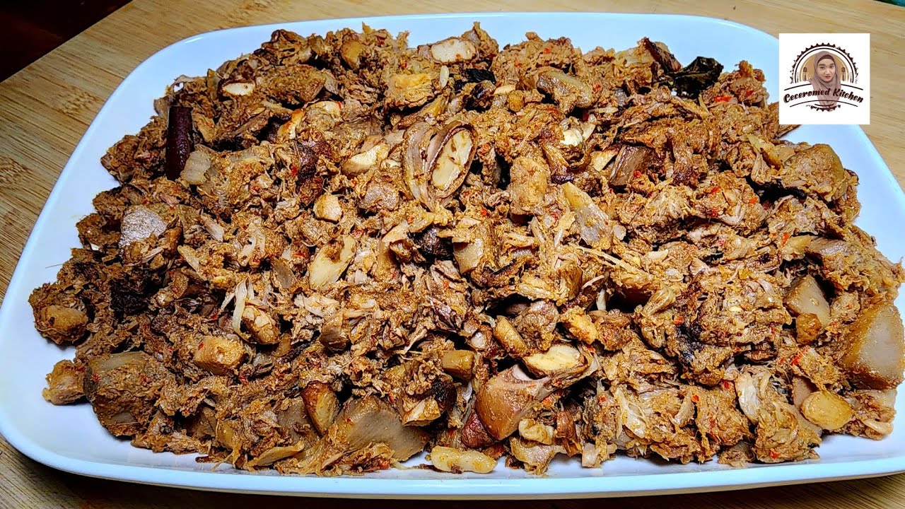 RENDANG NANGKA MUDA, TANPA DAGING SAMA SEKALI TAPI RASA MIRIP DAGING.