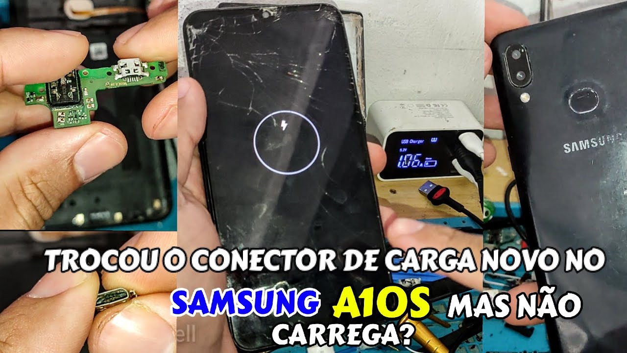 TROCOU O CONECTOR DE CARGA CERTINHO DO SAMSUNG A10S, MAS ELE NÃO CARREGA? VEJA A SOLUÇÃO!