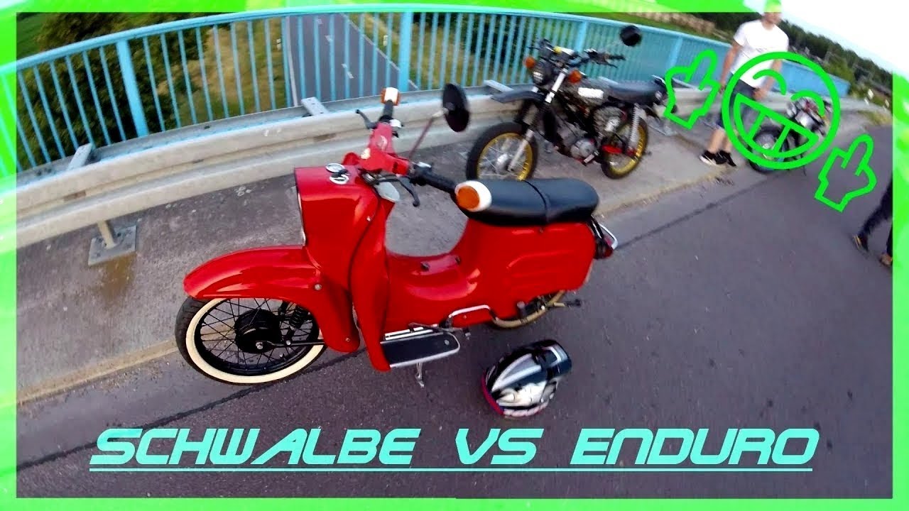 Schwalbe Vs Enduro😱 //HD//Gopro//Moped//Simson//🔝