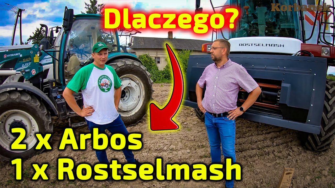 Piotr przywiózł kombajn Rostselmash Nova 330 👉 od Korbanek