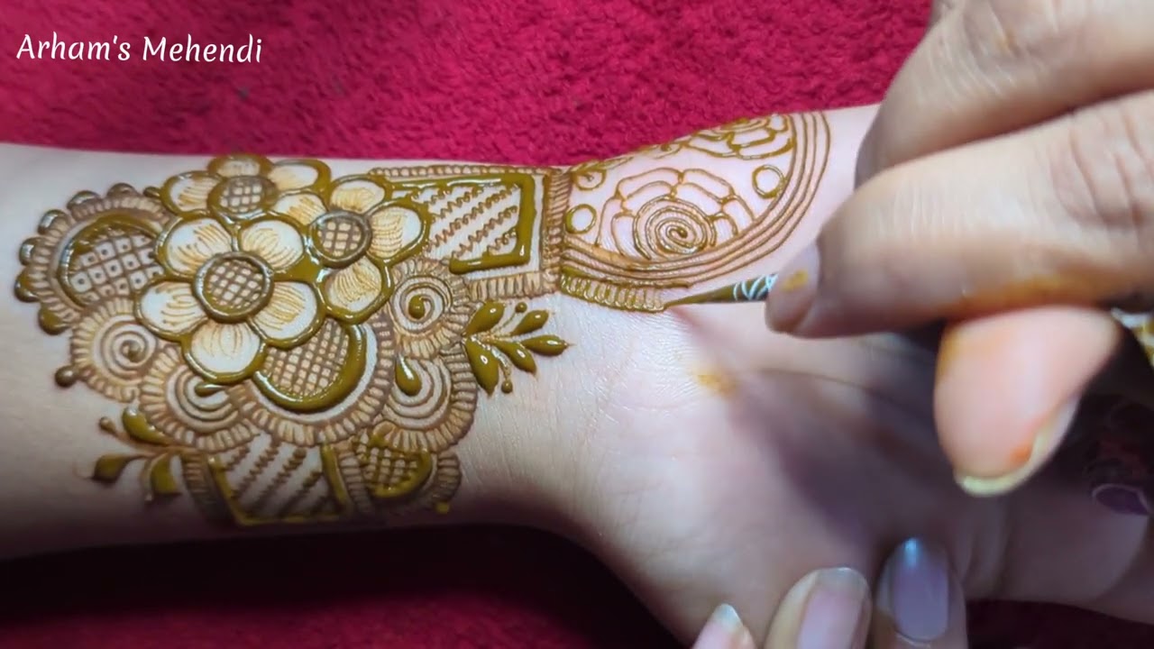 floral henna design || Eid spacial 2024 || Eid Mehendi || Arham's Mehendi ||