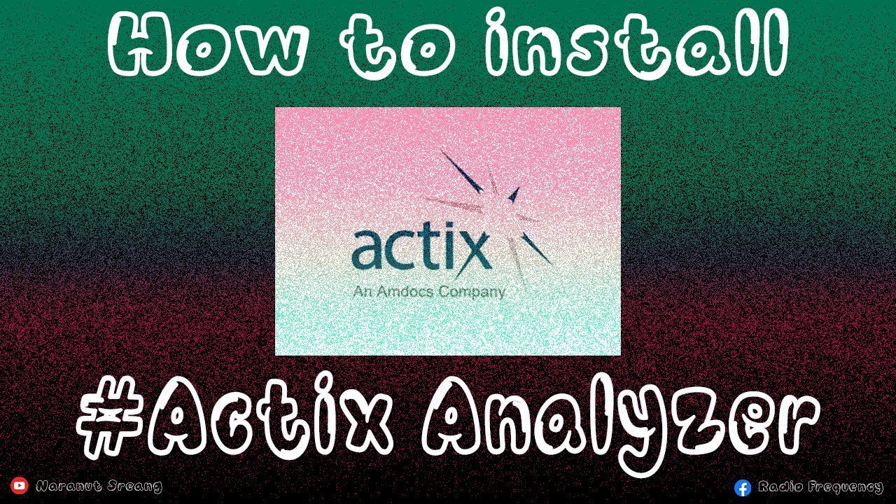 How to install Actix Analyzer on PC for (DT).