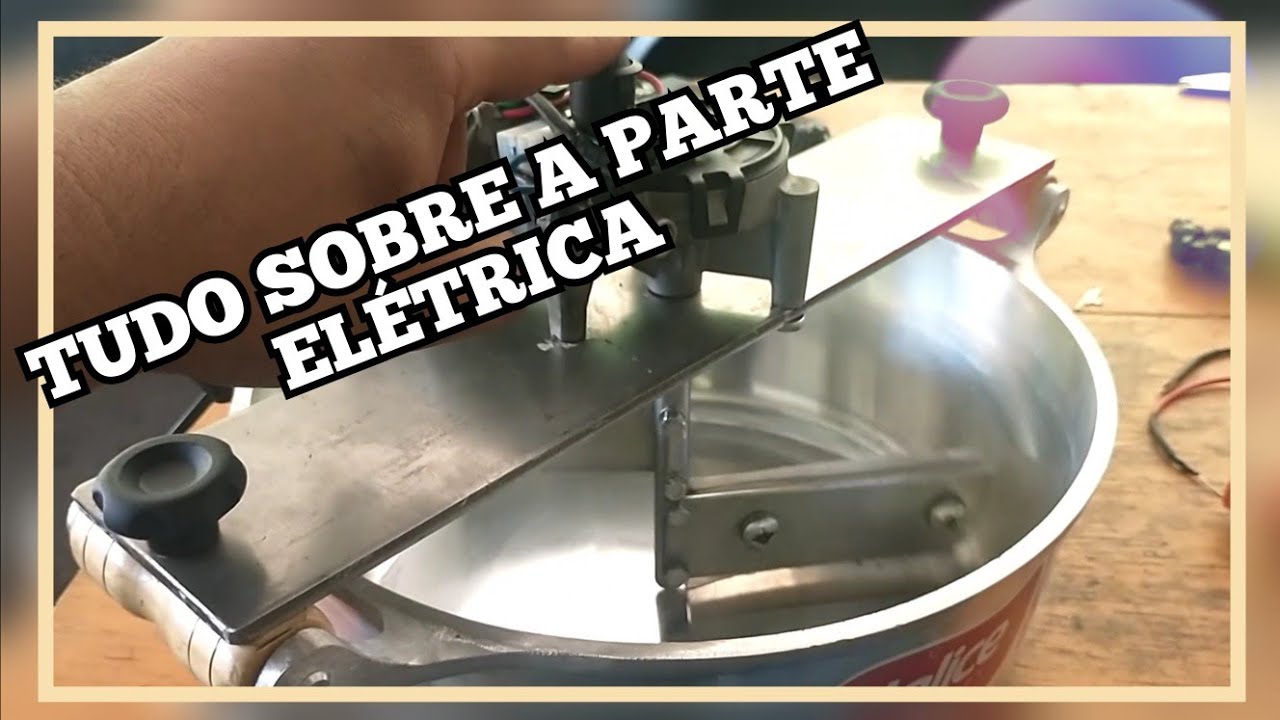 COMO FAZER?? Panela mexedora de brigadeiro, construção e parte elétrica.