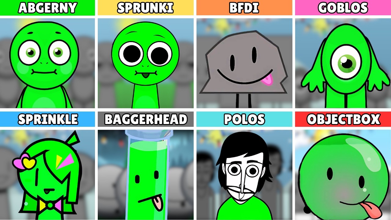 EVERY Monster From Incredibox ABGERNY! All New Mod Versions Comparison