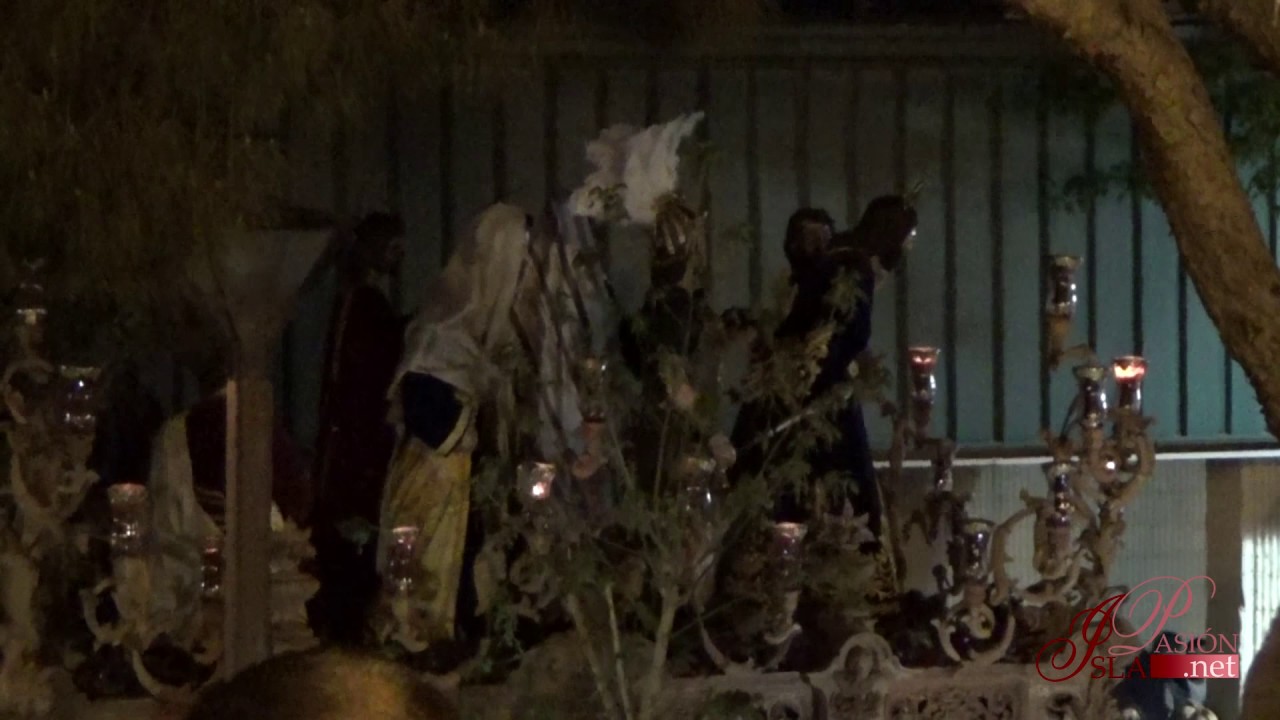 Misterio del Prendimiento en el Parque Almirante Laulhé - Semana Santa de San Fernando 2017