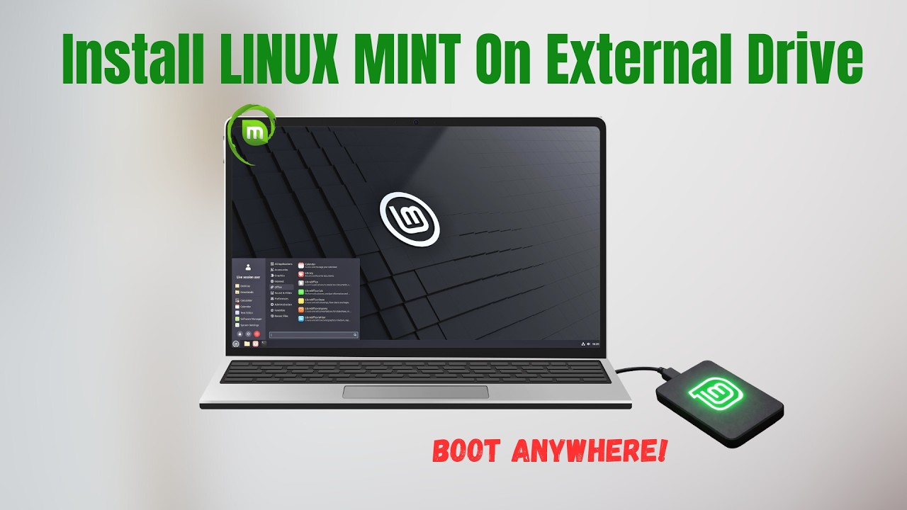 How to Install Linux Mint on External SSD - EASIEST Method for Beginners