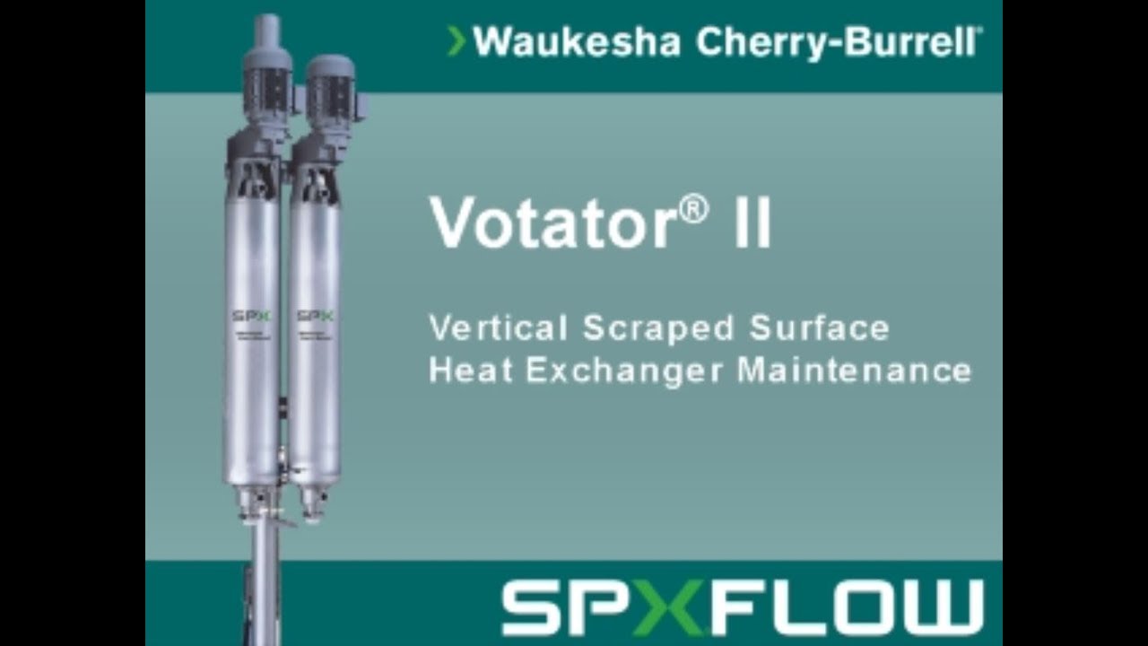 Vertical Votator® II Scraped Surface Heat Exchanger Disassembly - WCB