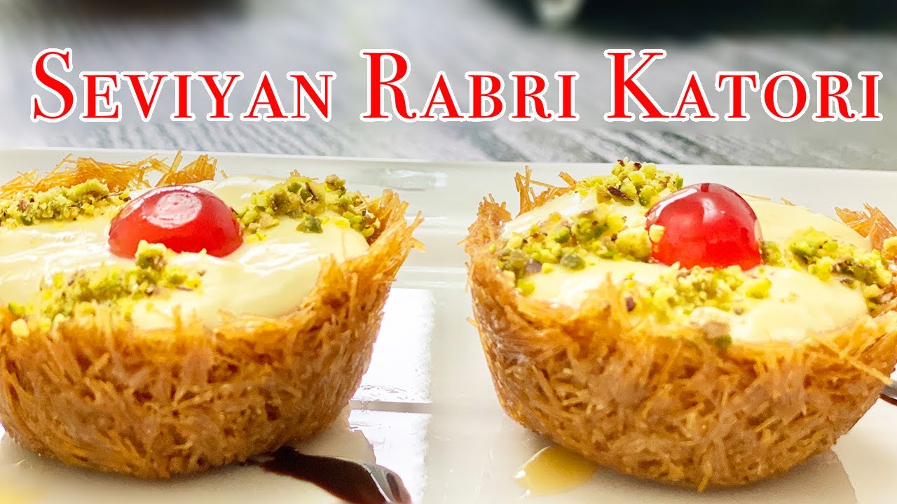 Rabri Seviyan Katori | Sevai Katori | | Homemade Rabdi Recipe without Khoya | Eid Special Dessert
