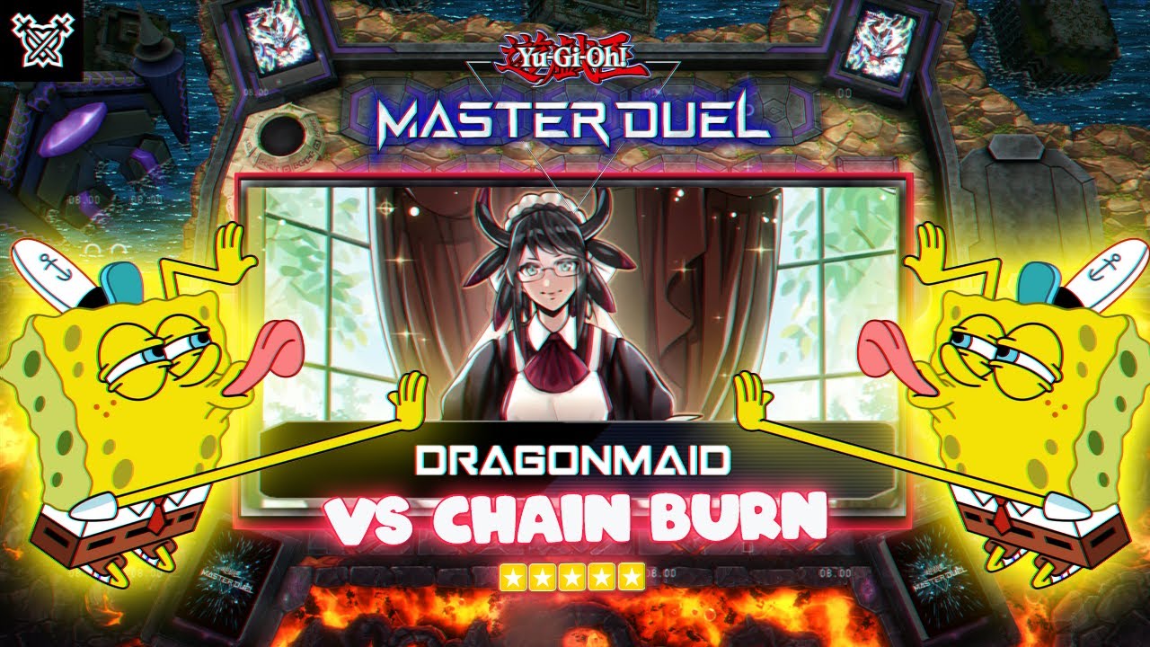 *TOXIC* Chain Burn Combos VS Meta DRAGONMAID Deck | Yu-Gi-Oh! Master Duel