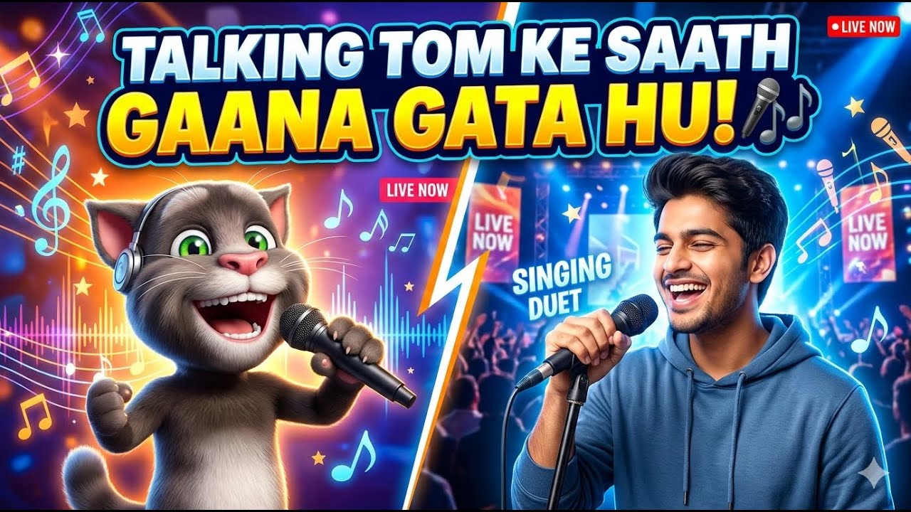 Talking Tom live masti #live #funny #kingrlive