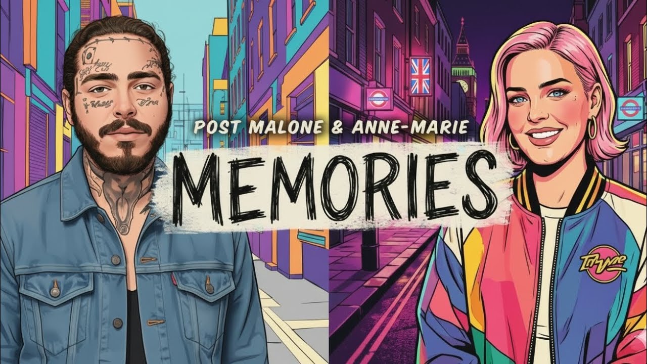 Memories - Style Post Malone Ft. Anne Marie ( Lyrics Video )