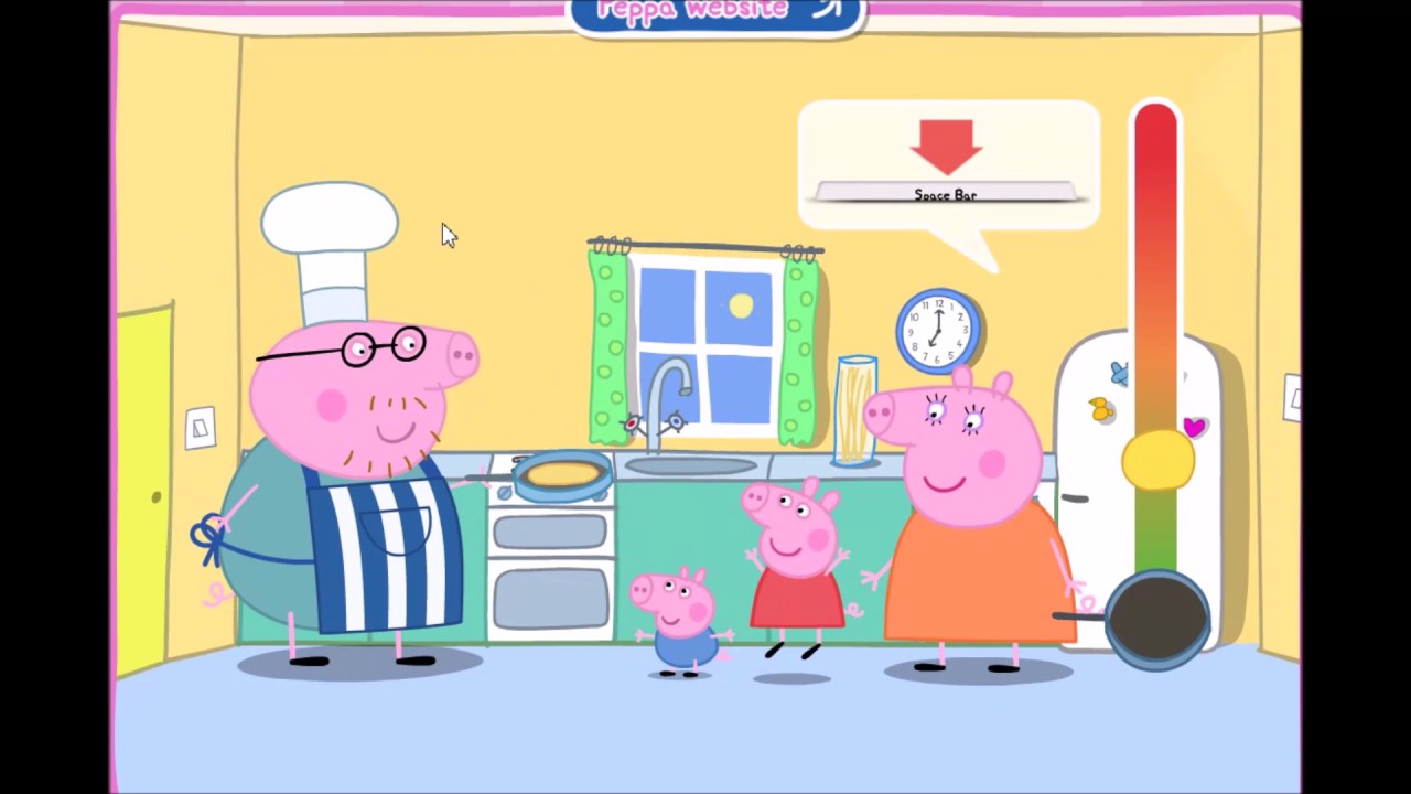 Peppa Pig pancake game