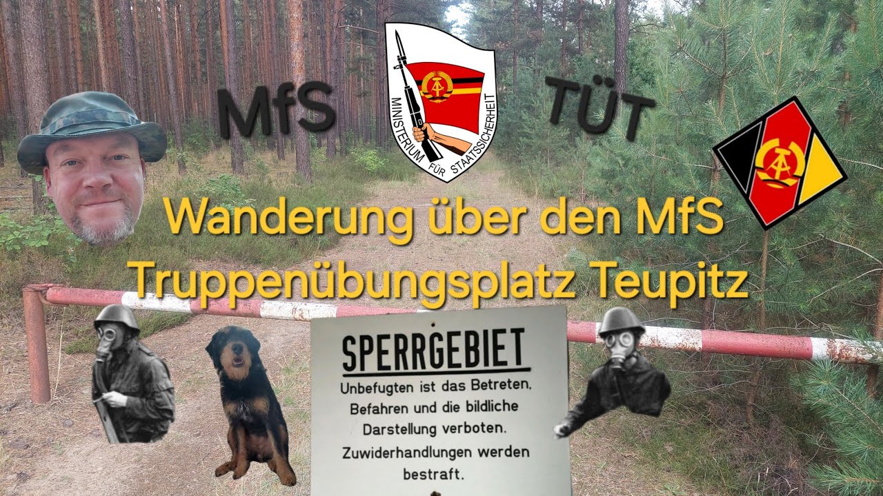 Erkundung des MfS Truppenübungsplatz Teupitz (TÜT) zu Fuß 👣🧭 🦮