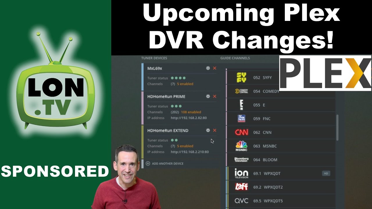 Plex DVR Update Coming Soon: Multiple Channel Lineups, New Interface / UI !