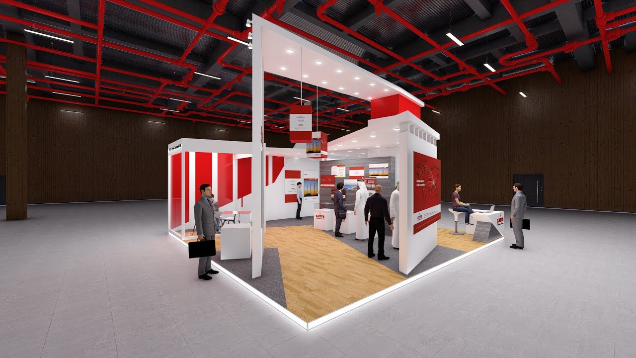 Dubai Exhibition Stall Design Walkthrough