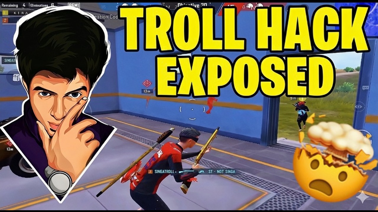 TROLL OP HACK EXPOSED🤯 |  CAUGHT IN LIVE ☠ | LIVE CUT🤯