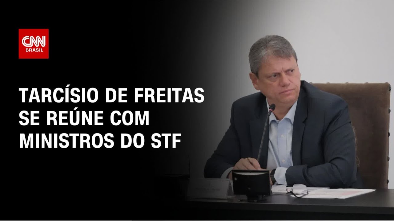 Tarcísio de Freitas se reúne com ministros do STF | CNN 360º
