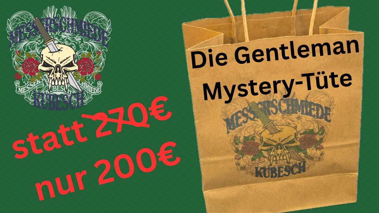 Mystery-Gentleman-Box: Was steckt in der 270 € Taschenmesser-Tüte von Deutschen Firmen?