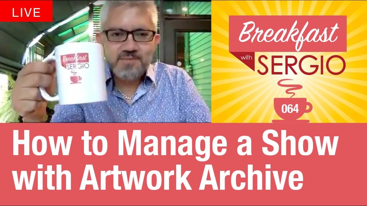 How to manage a show with Artwork Archive. Breakfast 🍳 with Sergio #64
