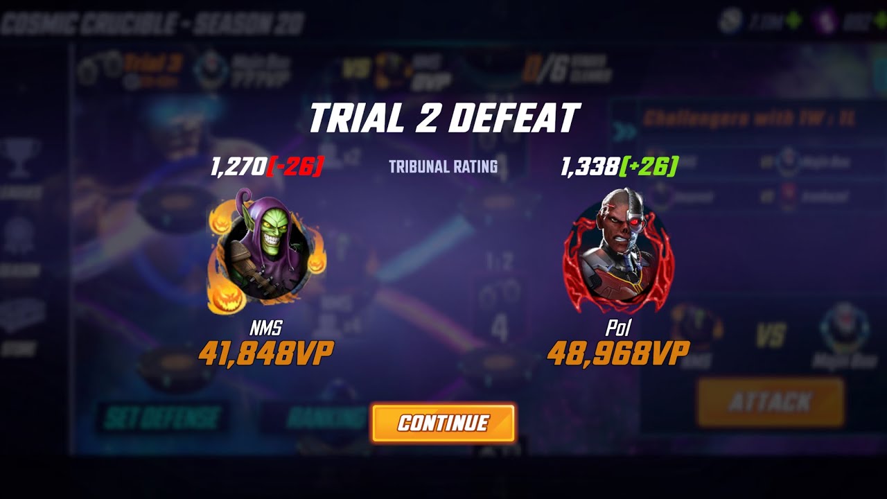 Cosmic Crucible W2/R2 Attacks(NO TALKING JUST GAMEPLAY)-MSF 