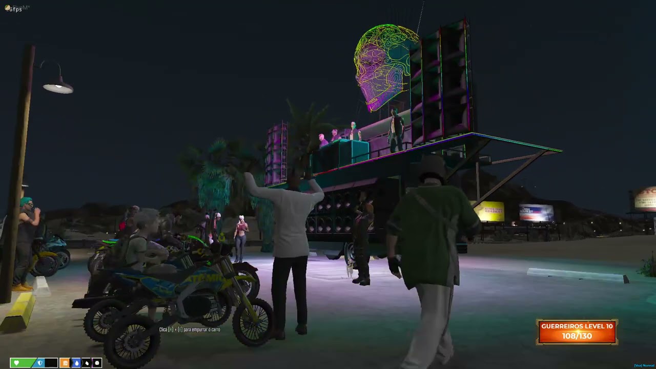 MAMBU (Jotaaah) PEDE PITBIKE AO THEO E VAI AO EVENTO DE MOTAS | GTA V RP