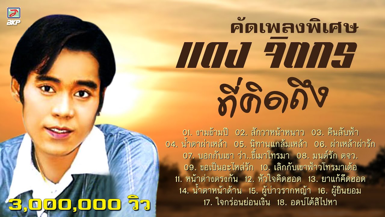 คัดเพลงพิเศษ  แดง จิตกร ที่คิดถึง [ งามข้ามปี - สักวาหน้าหนาว - คืนลับฟ้า - มนต์รัก ตจว. ]