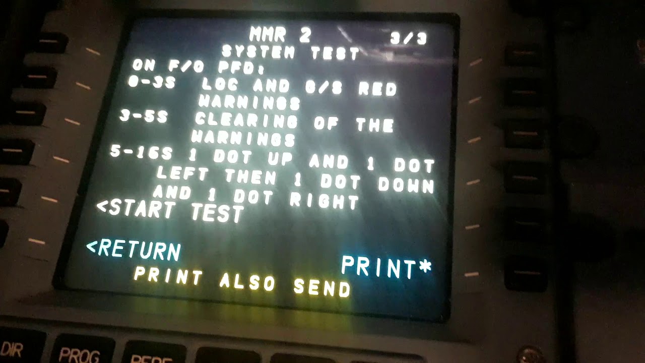 A320 MMR test