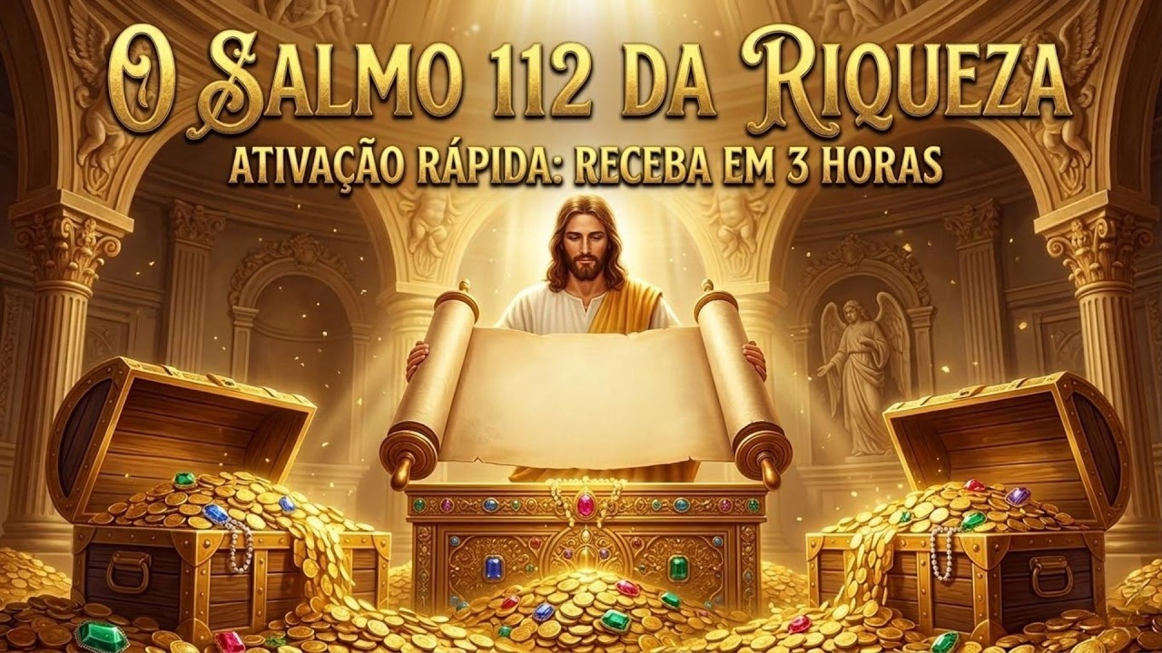 VOCÊ FOI ESCOLHIDO AGORA! Salmo 112 - Recite 7x e o Dinheiro se MULTIPLICA na Sua Mão em 3 Horas