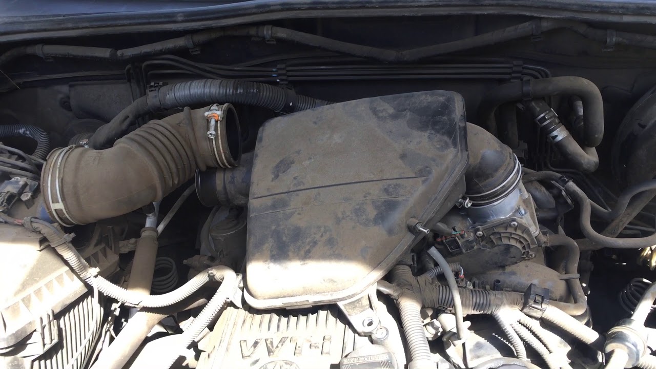 Toyota 2.7 coolant bypass pipe replacement without manifold removal.