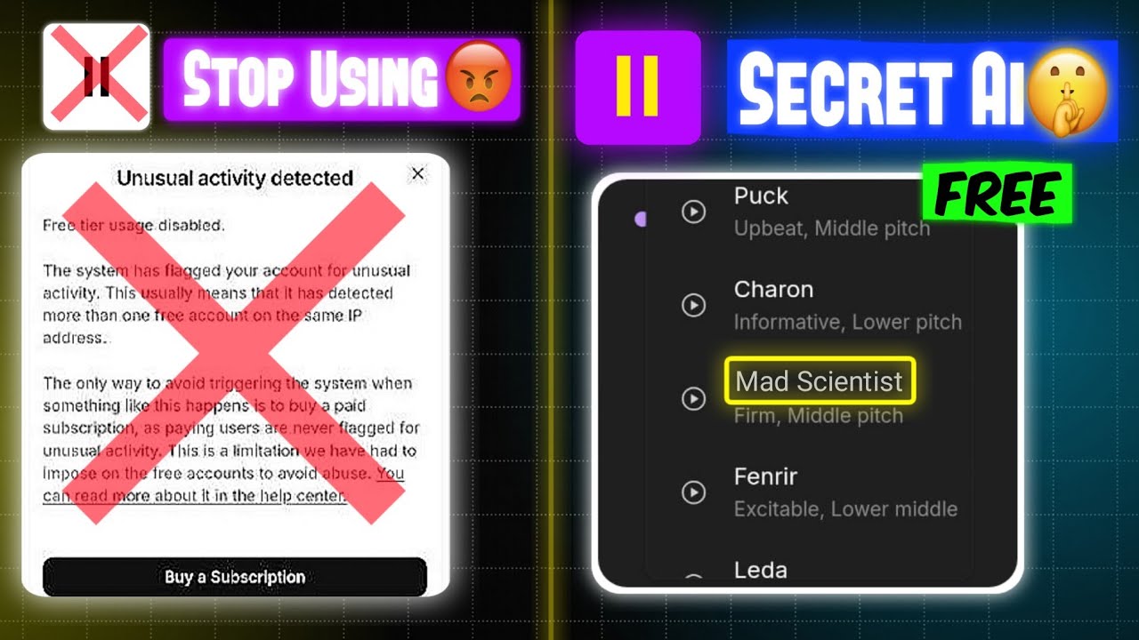 🤩 Get Better Ai Voice Than Elevelabs Secret Alternative 🤫 | Elevenlabs not working | 