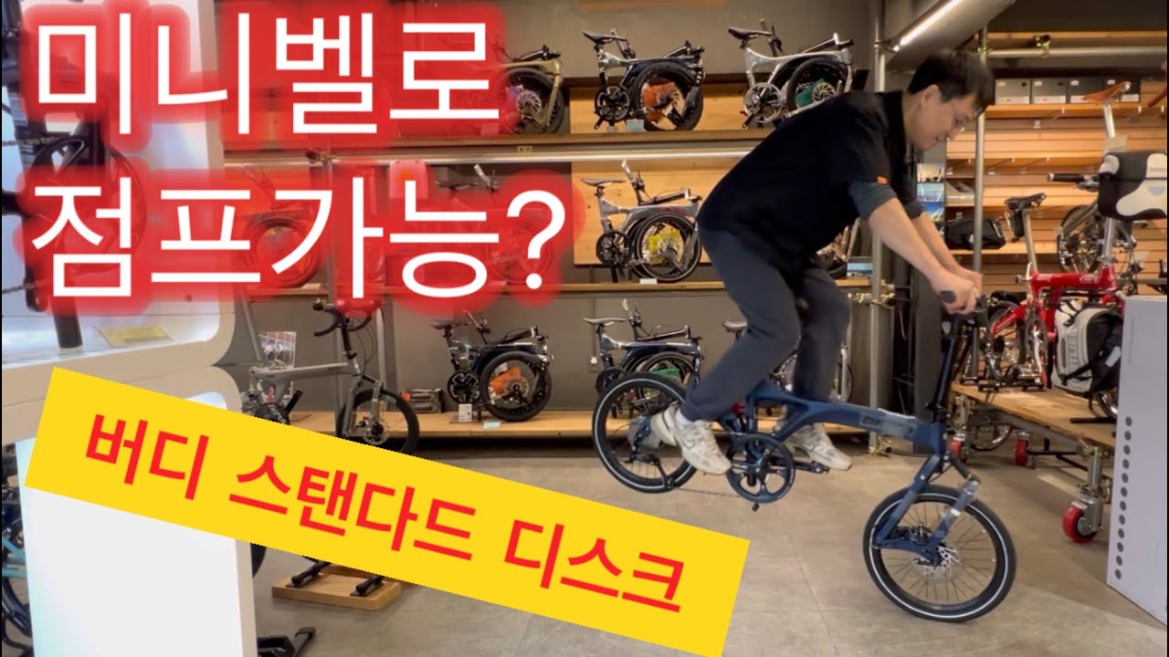 승차감 좋은 미니벨로 영원한 원탑 브랜드 자전거 버디 스탠다드 디스크