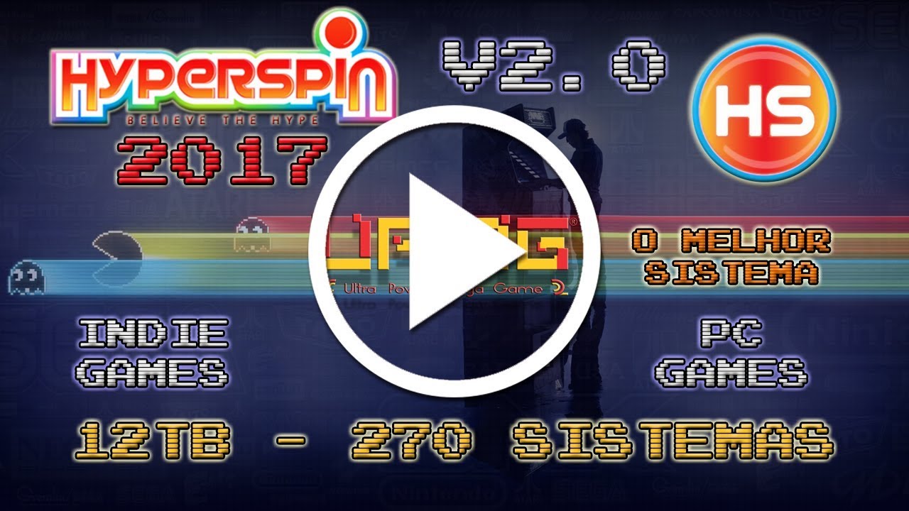Hyperspin UPMG 2017 V2.0 - 270 Sistemas - 12Tb - Full Set - O Melhor do Mercado