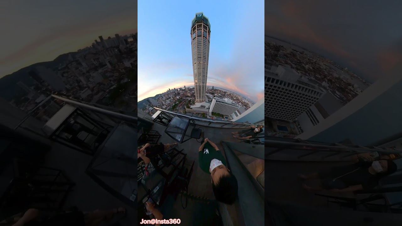 Komtar Penang | Insta360 | Tiny planet effect