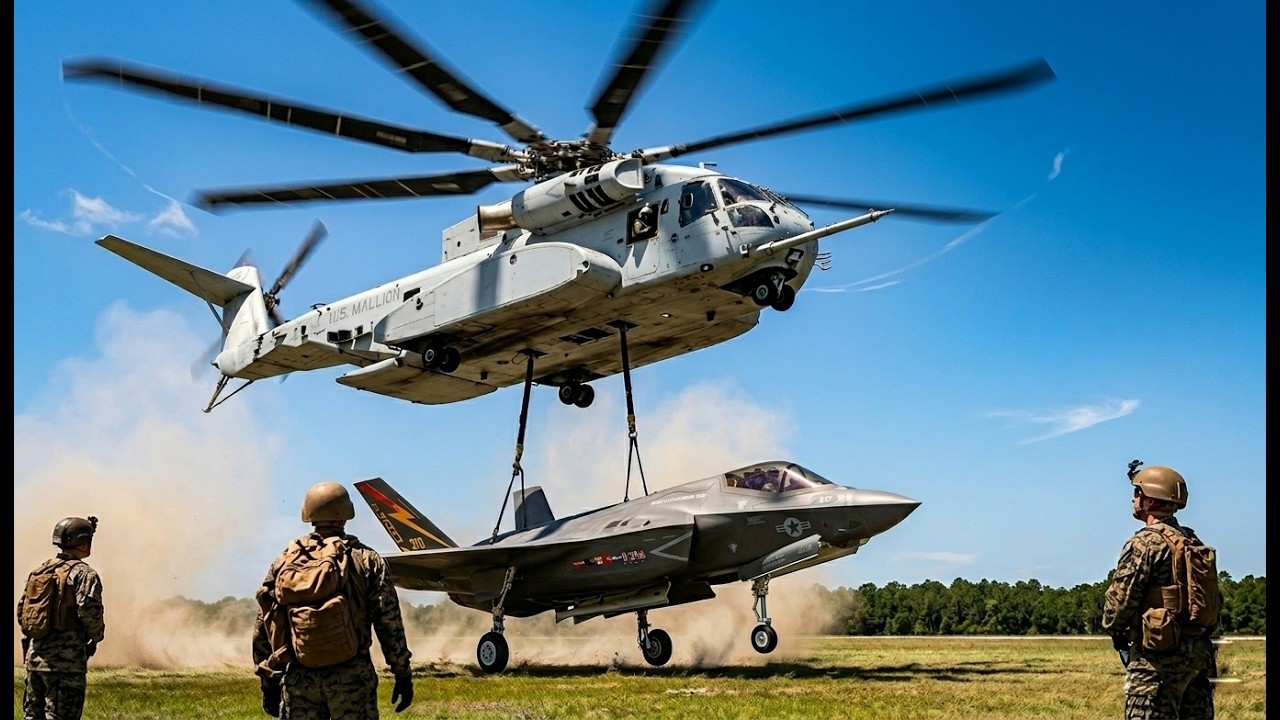US မရိန်းတပ်ဖွဲ့ရဲ့ ဘီလူးကြီး CH-53K ရဟတ်ယာဉ်ရဲ့ ကြောက်မက်စရာ စွမ်းဆောင်ရည်