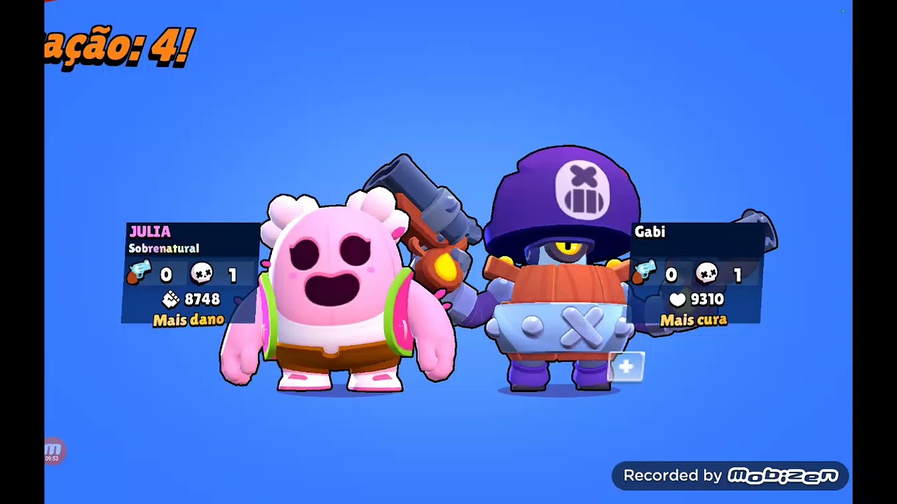 Jogando brawl stars