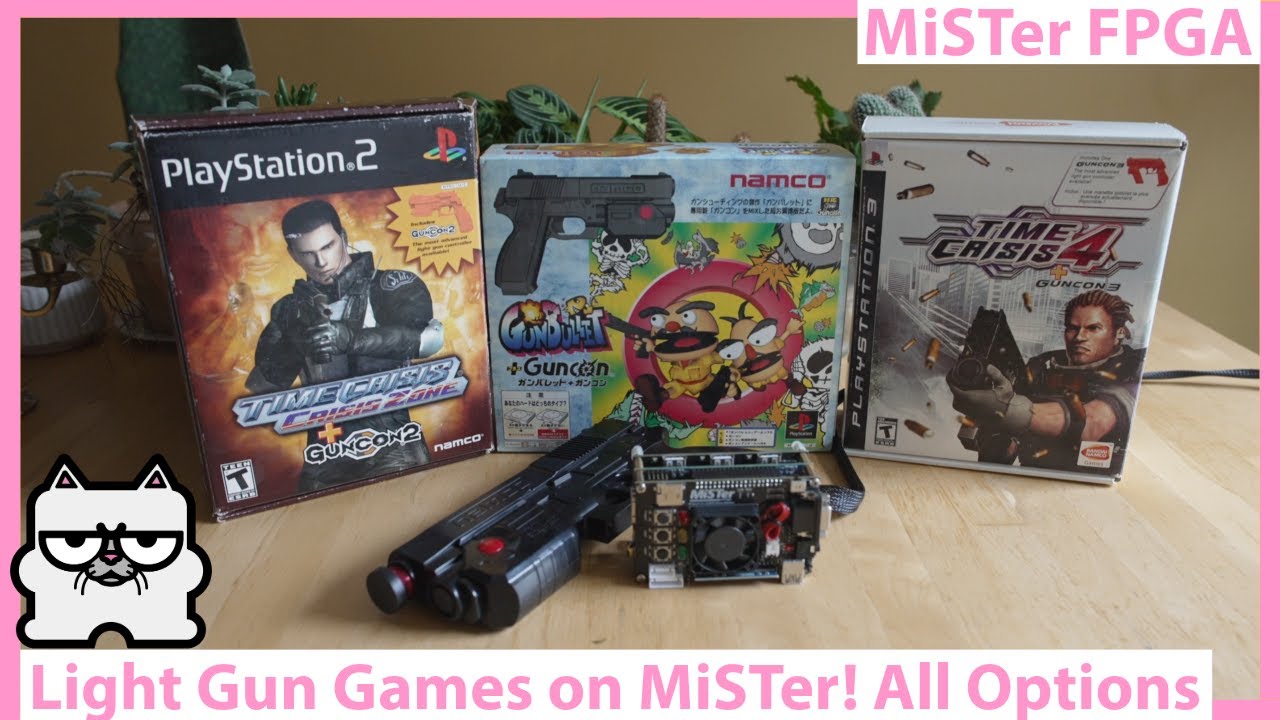 MiSTer FPGA and Lightguns! All The Options for CRT TVs and LCD