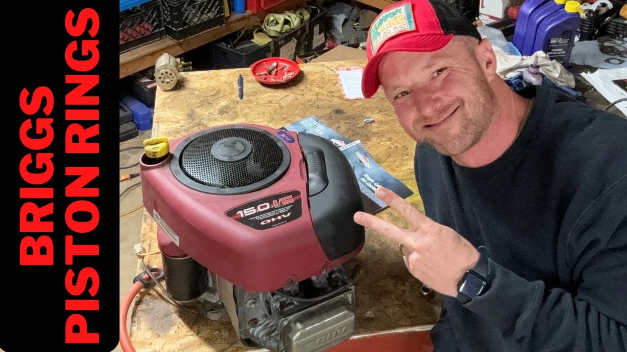 Замена поршневых колец Briggs and Stratton