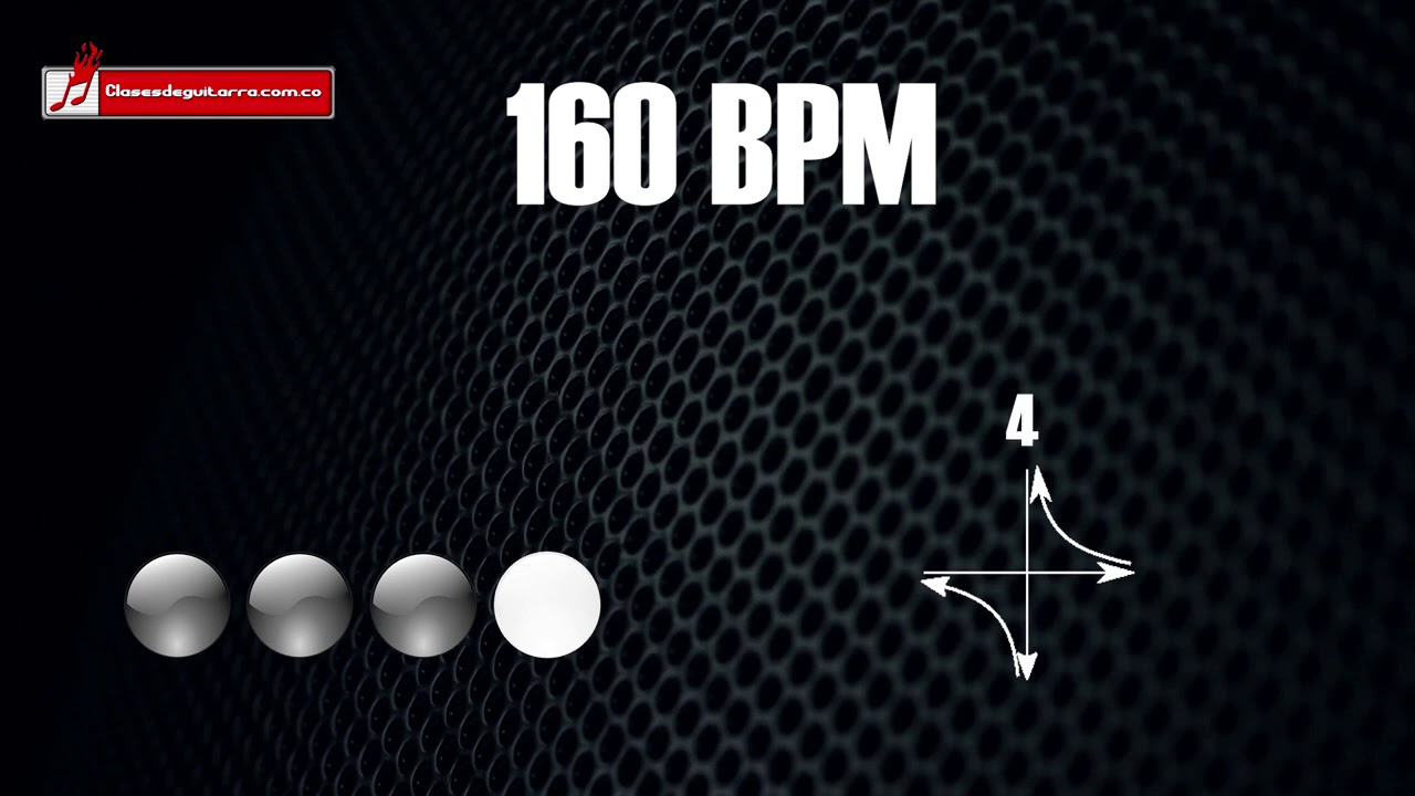 Base de batería en 4/4 a 160 BPM 