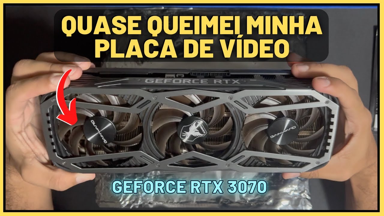 PLACA DE VÍDEO DESLIGANDO TELA E VENTOINHAS DISPARANDO - ESQUENTANDO MUITO!